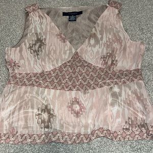 Jones Wear, Petite 8P, Pink/Creamy color, light wear, Breezy feeling